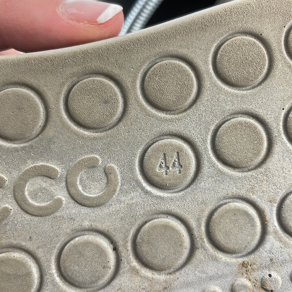 ECCO | Soft 7 Classic Low Size 11 Mens 006972 Gray Black Leather Casual Sneakers - Picture 10 of 11